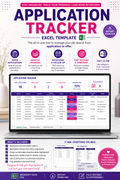 Job Application Tracker | Editable Excel Job Search Template