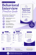 Behavioral Interview Practice Guide | Interview Prep Workbook
