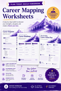 Career Mapping Toolkit | Career Snapshot, Roadmap & 30-60-90 Day Action Plan